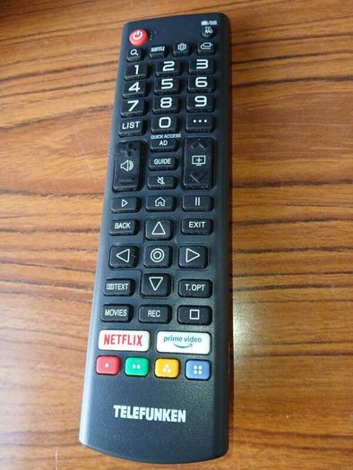 New Telefunken 43 inch smart hdmi borderless tv.