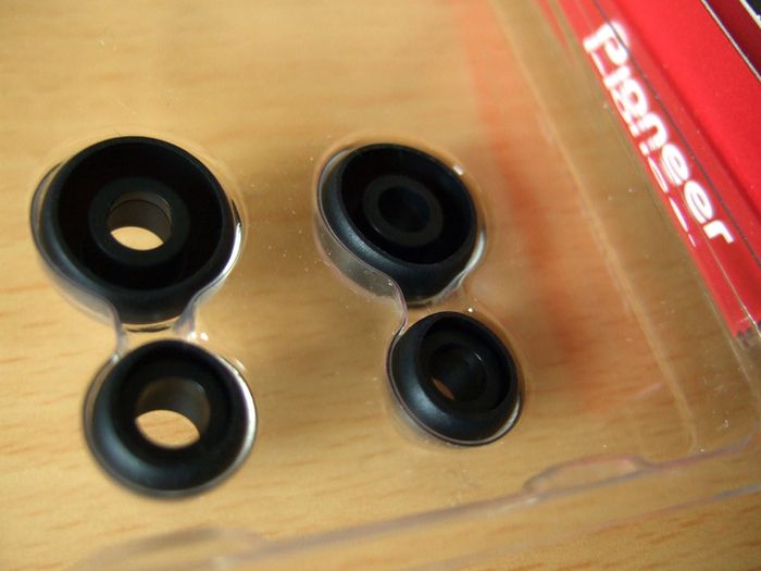 6 Pioneer In-Ear Gel Tips (3 pairs), BRAND NEW!