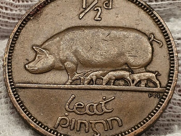 Ireland 1935 1/2d Halfpenny