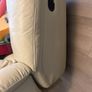 cream italian leather recliner Image 2