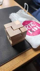 Wooden Cube Puzzle Toy