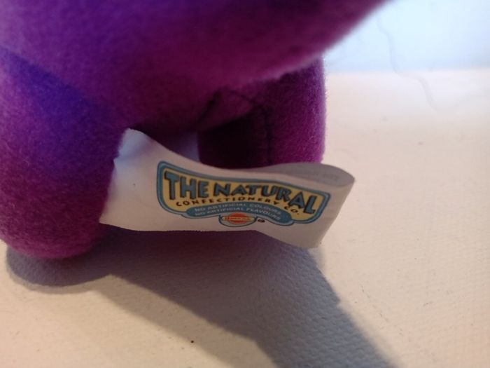 The Natural Confectionery Company Advertising Plush Dinosaur and Bear