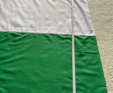 Handmade sewing Irish flag