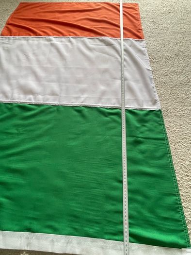 Handmade Fabric Irish Flag