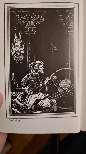 Rubalyat Of Omar Khayyam Done Into English By Edward Fitzgerald With Illustrations By Marjorie Anderson. Hardback In Good Condition.