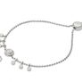 Michael Kors silver plated bracelet and earring gift set Image 4