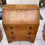 3 Drawer Veneer Writing Bureau Image 2