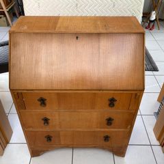 3 Drawer Veneer Writing Bureau