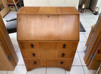 3 Drawer Veneer Writing Bureau