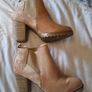 Cream Ankle Boots Image 6