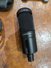 Audio Technica AT2020 with stand