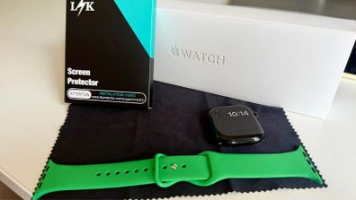 Apple Watch Series 46mm 10 GPS + Cellular LTE Excellent Condition