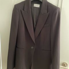 Reiss Black Tailored Single breasted blazer