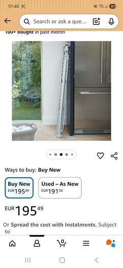 Heated clothes horse