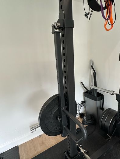 Commercial Power Rack + Jammer Arms + Cable System + Attachments + Flooring