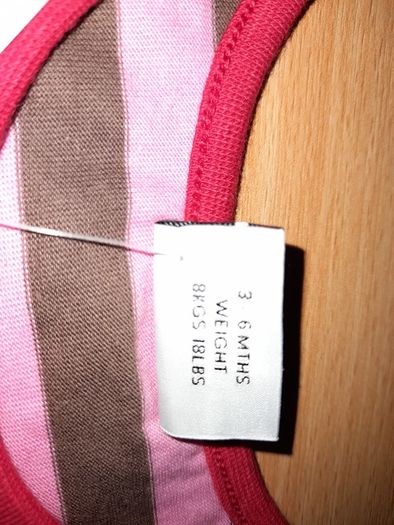 Brand new Baby girl top,age 3-6 months