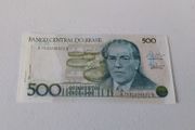 Brazil 500 Cruzados Uncirculated Banknote