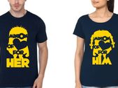 Love Minions Couple T-shirts Great Gift Present For Valentines Day Idea