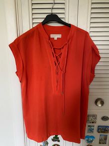Michael Kors orange blouse