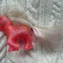 1984 Hasbro G1 Vintage My Little Pony Sunspot Sparkle Orange Glitter Pink Used PLease look at the pictures Image 8