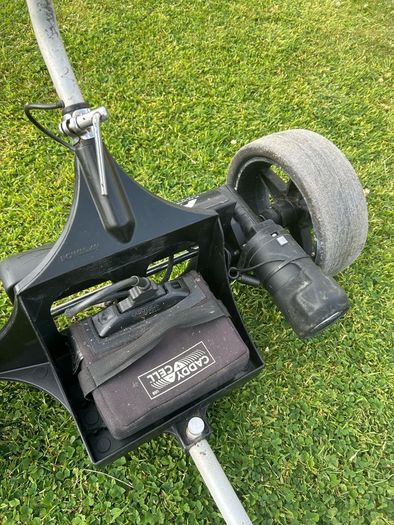 Powakaddy Classic Legend Electric Golf cart with Golf bag cover