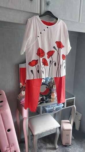 women's top and trouser set