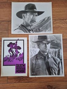 DEATH RIDES A HORSE 1967 Press brochure and photos