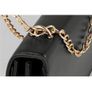 Womens black handbag with LOve Birds Image 3