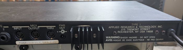 ART Multiverb alpha 2.0 multieffect unit