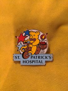 St.Patricks Hospital Badge 1745-1995