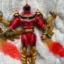 2005 Power Rangers Mystic Force Red Power Ranger To Fury Dragon Bandai a bit too loose No Dragon head Used Please look at the pictures Image 4