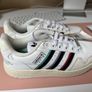 Adidas Originals White Multicolour Stripe Trainers HQ9420 UK 5 EU 38 New With Tags Image 2