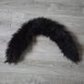 Black faux fur collar Image 2
