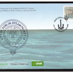 2008 Ireland 90th Anniversary of the Sinking of the RMS Leinster Commemorative Stamp An Post First Day Cover (FDC)