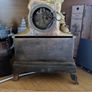 French gild Bronze clock Image 4