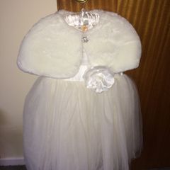 Flower girl dress Paul Costello, Bolero, shoes
