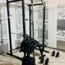 Power Rack Olympic Weights Barbell Dumbbells Bench Image 4