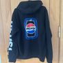 Black Pepsi Logo Hoodie M Image 4
