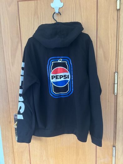 Black Pepsi Logo Hoodie M