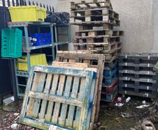 wooden crates