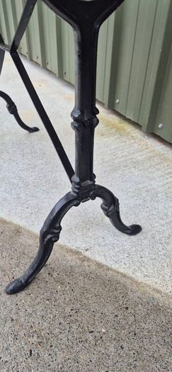 Cast Iron Marble Table