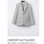 Boy's Comfort Suit, Light Grey/Bluish 152cm Image 3