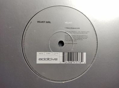 Velvet Girl - Walking In Sunshine + Velvet - Additive Records - QUALITY Late 90s Progressive TRANCE! Condition EXCELLENT!