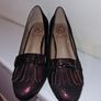 BNWT in original box KYLIE CRAZY Slip-on Burgandy Shoes - size UK 4 /EU 37 Image 2