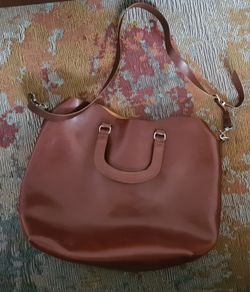 Massimo Dutti leather bag