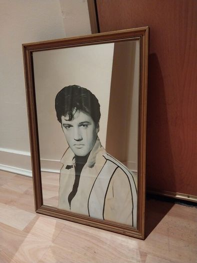 Vintage Elvis Mirror