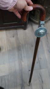 Antique Folding Seat Walking Cane