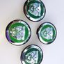 4 x GREEN 58mm - 59mm JAGUAR C2D47107 wheel center caps F XF XJ XKR S type X type XJ8 XK8 Image 5