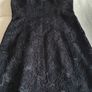 Black jaquard occasion coctail dress Image 5