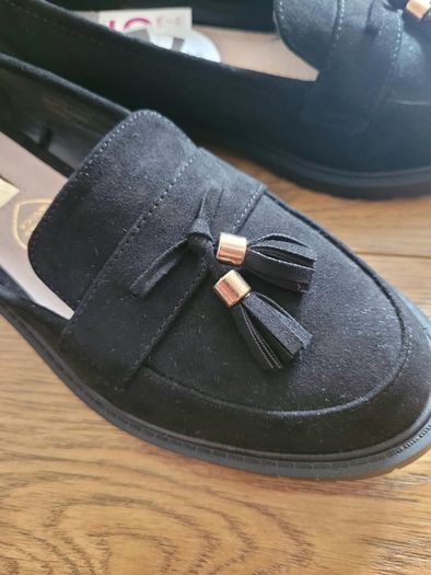 Brand New Black Tasseled Loafers Size Uk 5